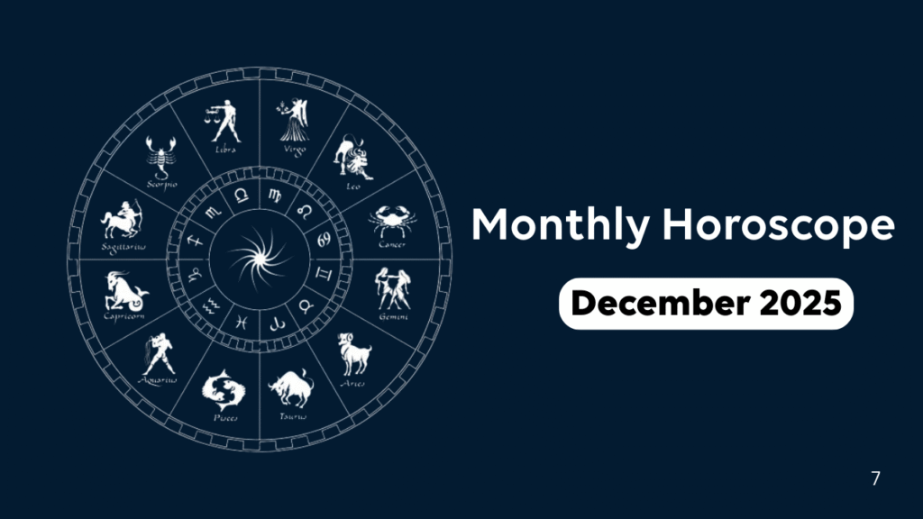 Monthly Horoscope December 2025